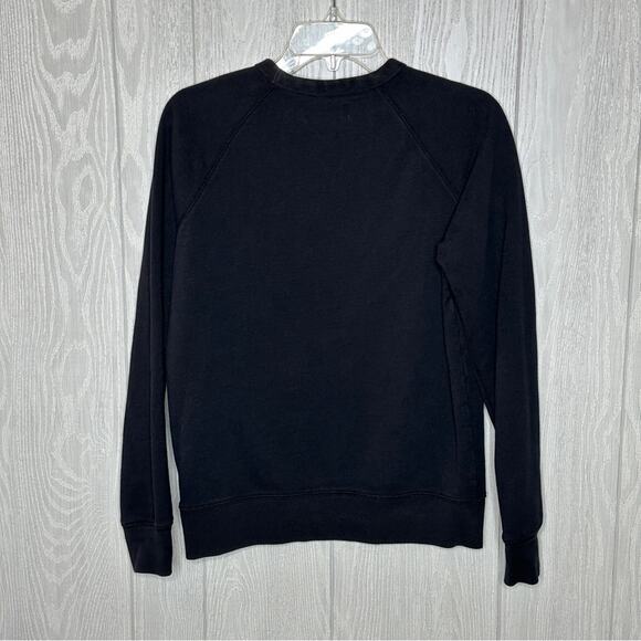 Everlane Black 100% Human Crew Neck Sweatshirt size XS - Picture 2 of 3